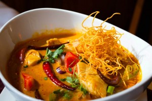 Khao Soi at Mix-It Restaurant Sushi Bar in Cambridge MA