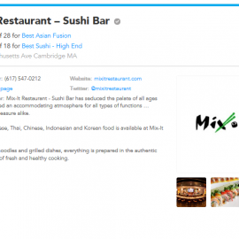 Best Asian Fusion in Boston Best Asian Fusion in Boston