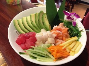 Poke Bowl at Mix-It Restaurant