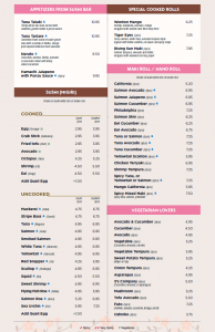 Appetizers, Sushi, Maki Rolls, Vegetarian Lovers